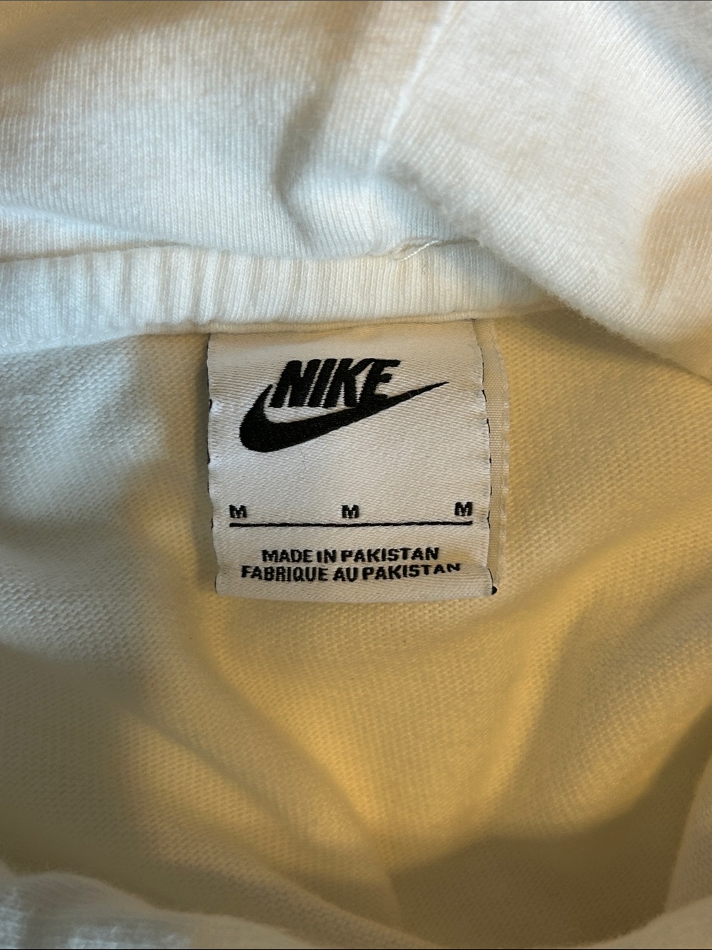 Nike Women’s Cream White hoodie Sweatshirt - Picture 5 of 7